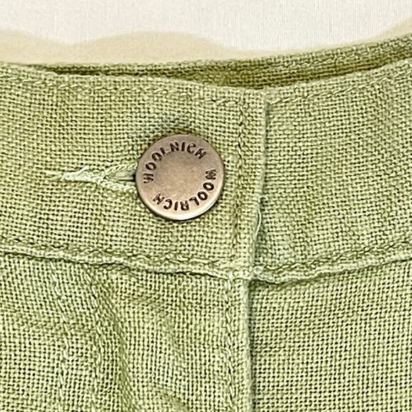 Vintage Woolrich Women’s 10 Cotton Twill Apple Green A-Line Mini Skirt Y2K - Picture 4 of 8